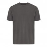 Camiseta de algodón reciclado unisex modern fit 220 g/m2 IQONIQ Nikko color plateado mate