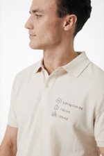 Polo de piqué regular fit de algodón eco 220 g/m2 vista quinta