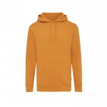 Sudadera de algodón reciclado y orgánico 340 g/m2 Iqoniq Jasper color naranja