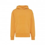 Sudadera de ajuste relajado de algodón eco 340 g/m2 Iqoniq Yoho color naranja