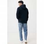 Sudadera unisex con capucha de algodón reciclado 280 g/m2 Iqoniq color negro