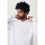 Sudadera unisex con capucha de algodón reciclado 280 g/m2 Iqoniq color blanco