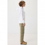 Sudadera unisex con capucha de algodón reciclado 280 g/m2 Iqoniq color blanco