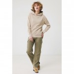 Sudadera unisex con capucha de algodón reciclado 280 g/m2 Iqoniq color marrón claro