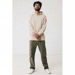 Sudadera unisex con capucha de algodón reciclado 280 g/m2 Iqoniq color marrón claro