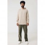 Sudadera unisex con capucha de algodón reciclado 280 g/m2 Iqoniq color marrón claro