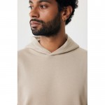 Sudadera unisex con capucha de algodón reciclado 280 g/m2 Iqoniq color marrón claro