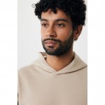 Sudadera unisex con capucha de algodón reciclado 280 g/m2 Iqoniq color marrón claro