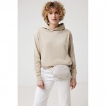 Sudadera unisex con capucha de algodón reciclado 280 g/m2 Iqoniq color marrón claro