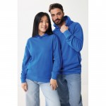 Sudadera unisex con capucha de algodón reciclado 280 g/m2 Iqoniq color azul real