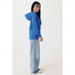 Sudadera unisex con capucha de algodón reciclado 280 g/m2 Iqoniq color azul real