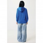 Sudadera unisex con capucha de algodón reciclado 280 g/m2 Iqoniq color azul real