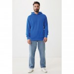 Sudadera unisex con capucha de algodón reciclado 280 g/m2 Iqoniq color azul real