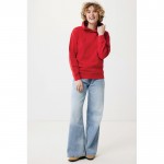 Sudadera unisex con capucha de algodón reciclado 280 g/m2 Iqoniq color rojo