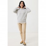 Sudadera unisex con capucha de algodón reciclado 280 g/m2 Iqoniq color gris claro