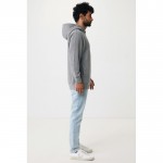 Sudadera unisex con capucha de algodón reciclado 280 g/m2 Iqoniq color gris topo