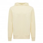 Sudadera unisex con capucha de algodón reciclado 280 g/m2 Iqoniq color amarillo claro