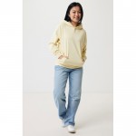Sudadera unisex con capucha de algodón reciclado 280 g/m2 Iqoniq color amarillo claro