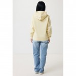 Sudadera unisex con capucha de algodón reciclado 280 g/m2 Iqoniq color amarillo claro