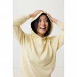 Sudadera unisex con capucha de algodón reciclado 280 g/m2 Iqoniq color amarillo claro