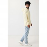 Sudadera unisex con capucha de algodón reciclado 280 g/m2 Iqoniq color amarillo claro