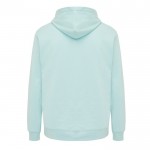 Sudadera unisex con capucha de algodón reciclado 280 g/m2 Iqoniq color verde menta segunda vista