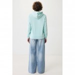 Sudadera unisex con capucha de algodón reciclado 280 g/m2 Iqoniq color verde menta
