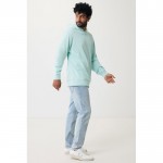 Sudadera unisex con capucha de algodón reciclado 280 g/m2 Iqoniq color verde menta