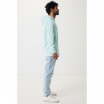 Sudadera unisex con capucha de algodón reciclado 280 g/m2 Iqoniq color verde menta