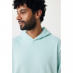 Sudadera unisex con capucha de algodón reciclado 280 g/m2 Iqoniq color verde menta