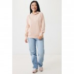 Sudadera unisex con capucha de algodón reciclado 280 g/m2 Iqoniq color rosa pastel