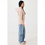 Sudadera unisex con capucha de algodón reciclado 280 g/m2 Iqoniq color rosa pastel