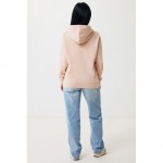 Sudadera unisex con capucha de algodón reciclado 280 g/m2 Iqoniq color rosa pastel