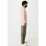 Sudadera unisex con capucha de algodón reciclado 280 g/m2 Iqoniq color rosa pastel