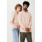 Sudadera unisex con capucha de algodón reciclado 280 g/m2 Iqoniq color rosa pastel
