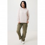 Sudadera unisex con capucha de algodón reciclado 280 g/m2 Iqoniq color rosa claro