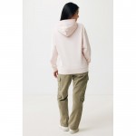 Sudadera unisex con capucha de algodón reciclado 280 g/m2 Iqoniq color rosa claro