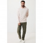 Sudadera unisex con capucha de algodón reciclado 280 g/m2 Iqoniq color rosa claro