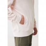 Sudadera unisex con capucha de algodón reciclado 280 g/m2 Iqoniq color rosa claro