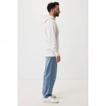 Sudadera unisex con capucha de algodón reciclado 280 g/m2 Iqoniq color blanco roto