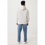 Sudadera unisex con capucha de algodón reciclado 280 g/m2 Iqoniq color blanco roto