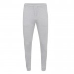 Pantalón unisex estilo jogger de algodón reciclado color gris claro
