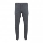 Pantalón unisex estilo jogger de algodón reciclado color gris oscuro