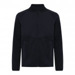Chaqueta antipilling de poliéster reciclado 240 g/m2 Iqoniq color negro