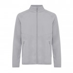 Chaqueta antipilling de poliéster reciclado 240 g/m2 Iqoniq color gris claro