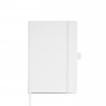 Libreta de RPET con cinta y soporte para boli A5 hojas lisas vista principal