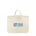 Bolsa plegable para la compra de algodón con asas cortas 110 g/m2 vista principal