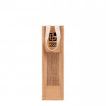 Bolsa de yute con acabado laminado para botellas de vino 750ml vista principal