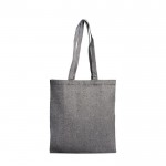 Bolsa de algodón reciclado con acabado jaspeado 280 g/m2 vista principal