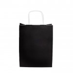 Bolsa de papel kraft en varios colores con asas cortas 90 g/m2 vista principal